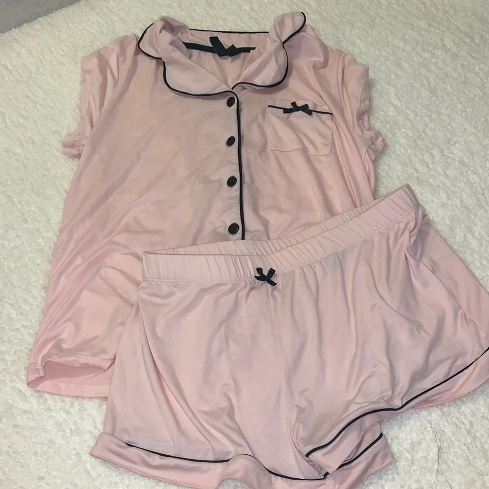 Super soft and sexy pink pj set